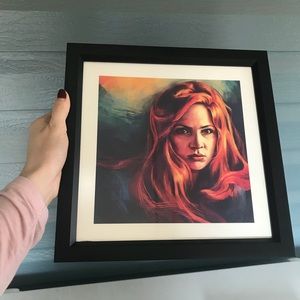Doctor Who Amy Framed Painting Print